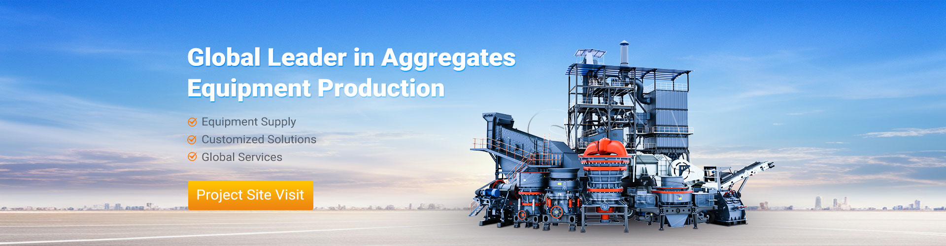 SBM is a global leader in aggregates equipment production