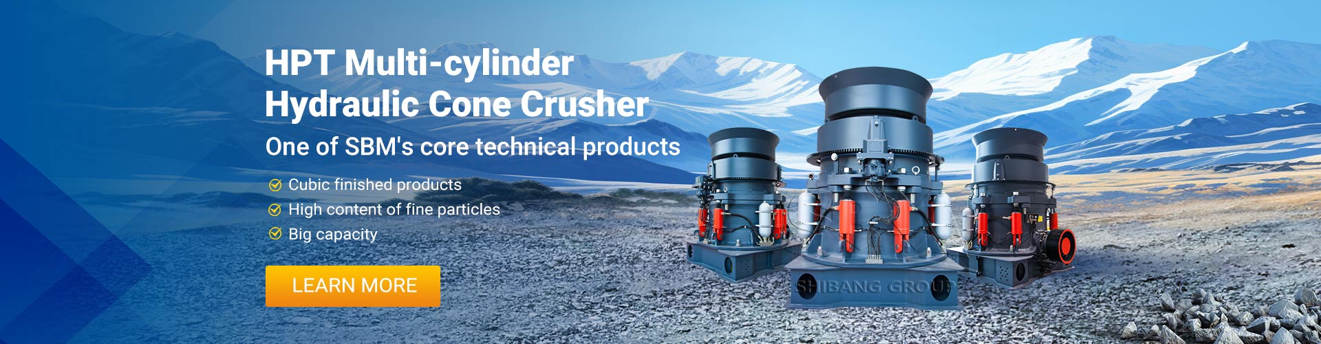 HPT Multi-cylinder Hydraulic Cone Crusher