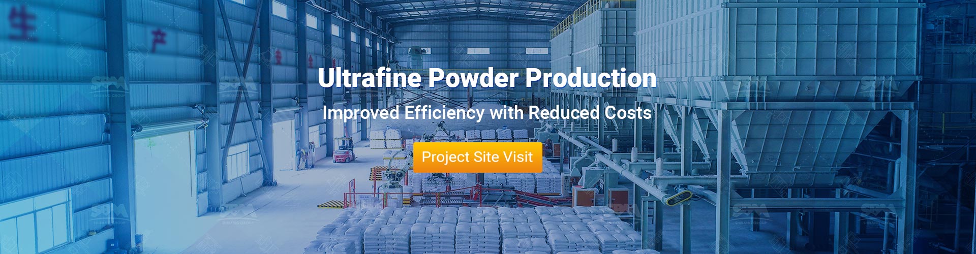ultrafine powder production