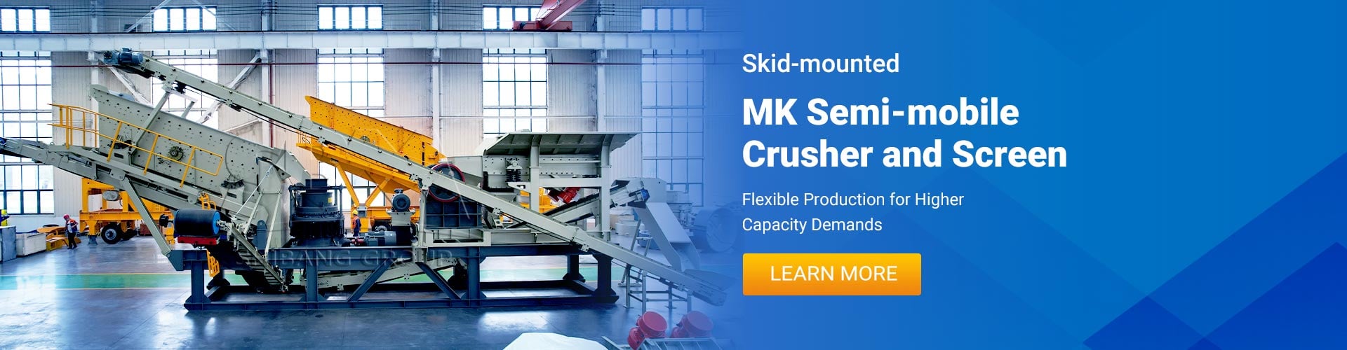 MK Semi-mobile Crusher and Screen (Skid-mounted) 