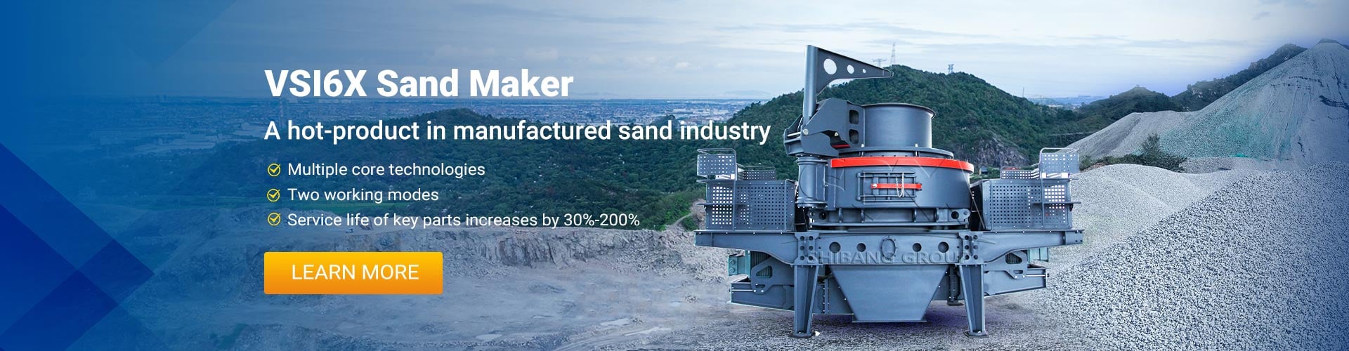 best selling sand making machine